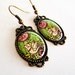 Darling Lime Green Bird Earrings