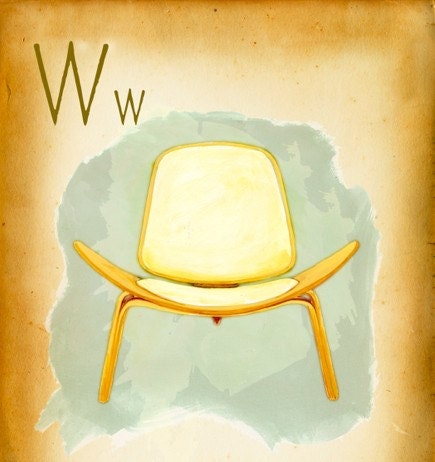 Modern Design Deck-W is for Wegner - small print