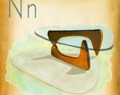 Modern Design Deck- N is for Noguchi - small print