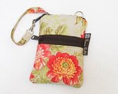iPhone 5 Case iPhone 4 Case iPod Case Blackberry Case Camera Case / Plus extra zipper pocket - Fast Shipping - And Then She Knew Fabric