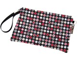 Kindle Case / Nook Color Case / Kindle Fire Cover / Kindle 4 / SMALL Padded eReader case / fits WITHOUT a cover Mod Dots Fabric