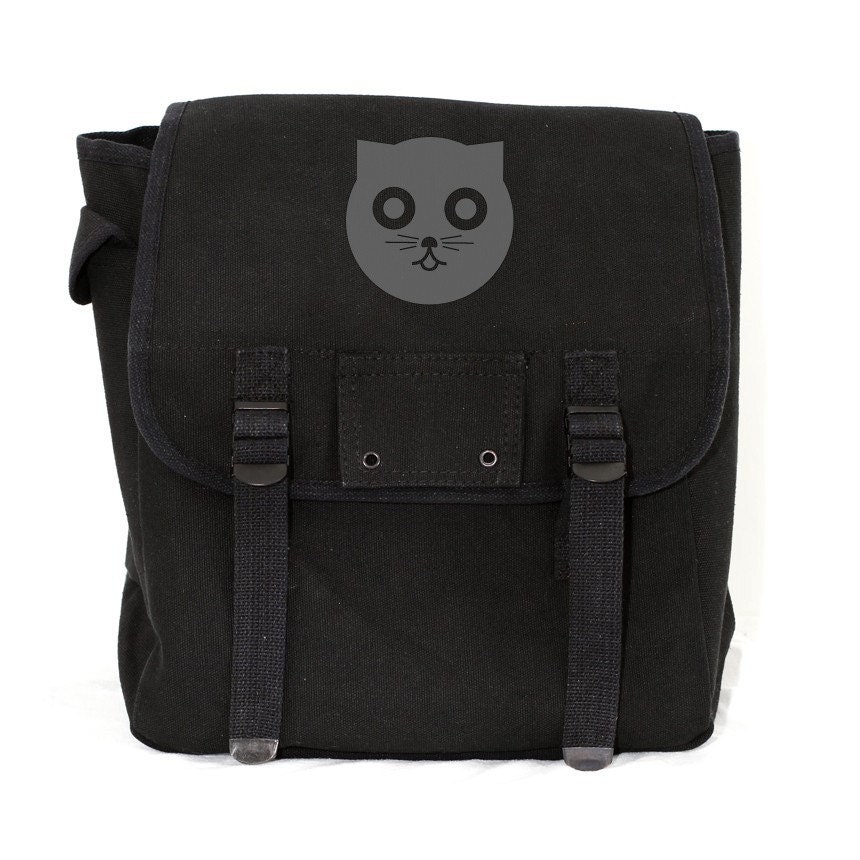 Backpack: Watson the Cat - Canvas Backpack for Men & Women