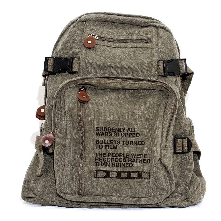 Backpack: Film v. Bullet - Small Backpack for Men & Women