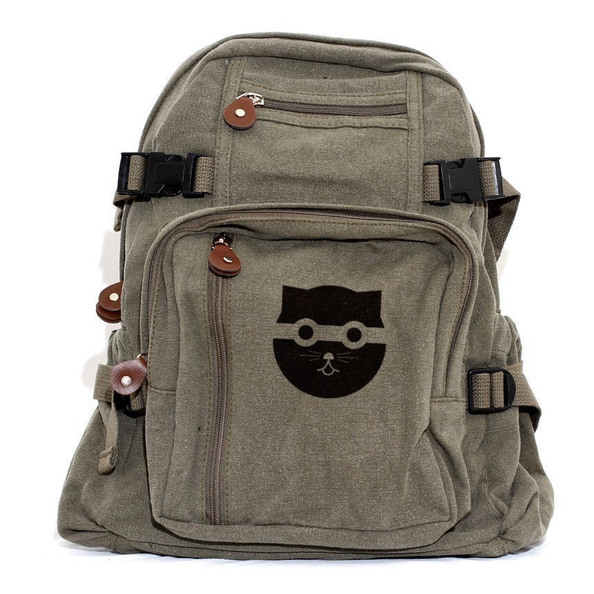 Backpack: Bandit Watson the Cat - Small Backpack for Men & Women