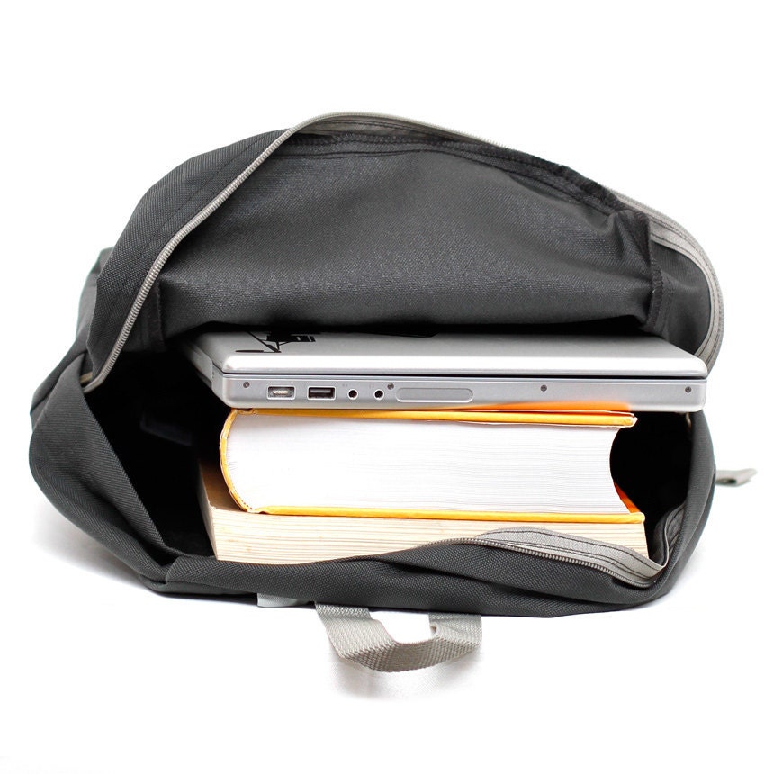 Backpack - Other People Exist - Classic School Backpack - Gray