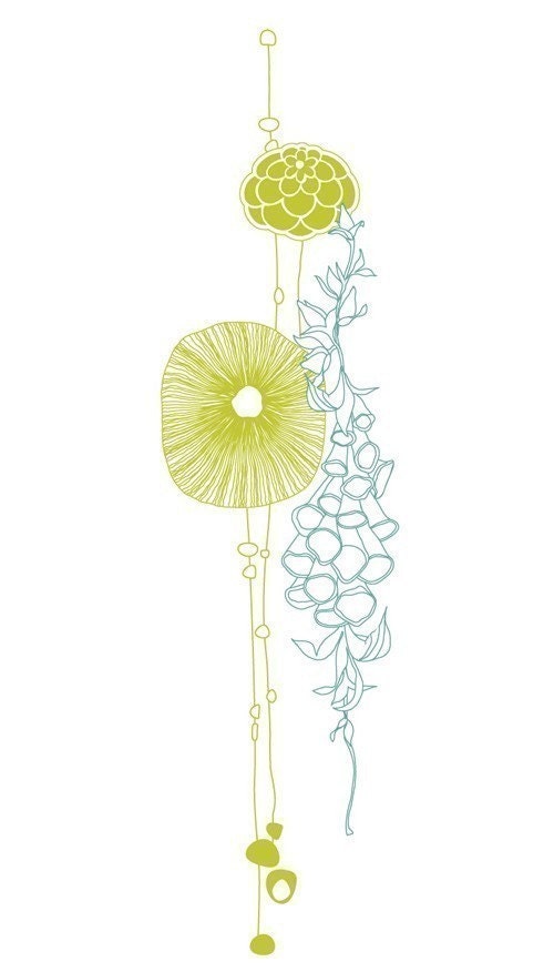 Rock Garden with Foxglove - 8x10 Print