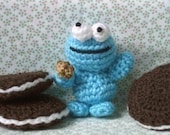 Amigurumi Cookie Monster crochet pattern pdf