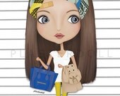 Plasterdoll First Sign of Spring 8 x 10 inches Art Print
