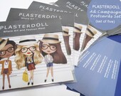 Plasterdoll Postcards Set (Set of 5) - Advertising Campaign