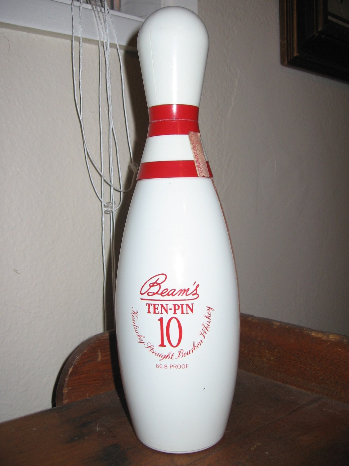 Items Similar To Vintage Jim Beam Bowling Pin Bottle/Decanter On Etsy