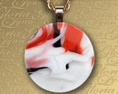 Fused Glass Pendant Jewelry - Flying High - Z174