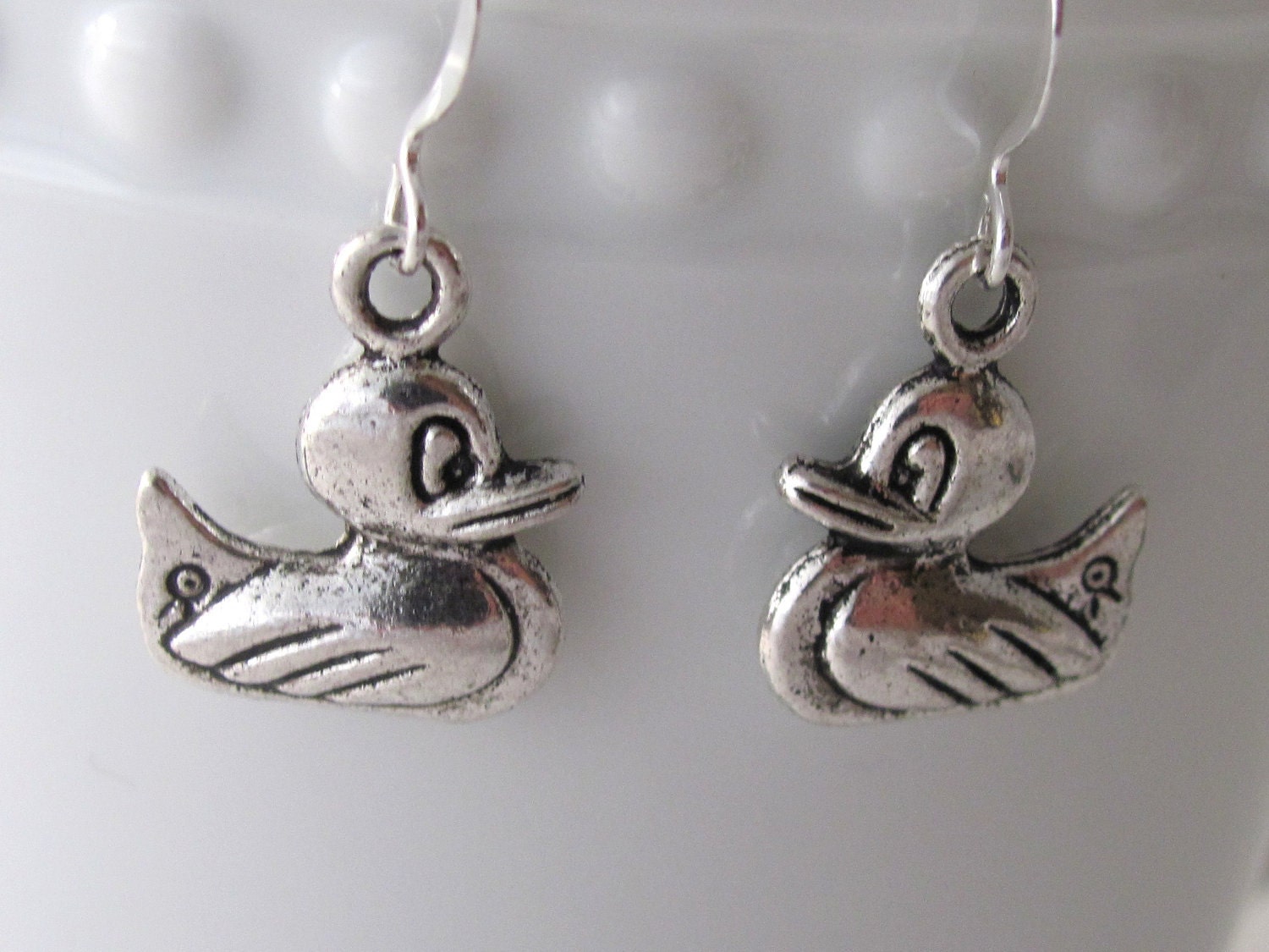 Rubber Ducky Pierced Earrings