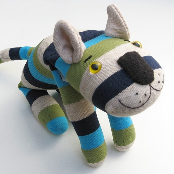 sock cat stuffed animal