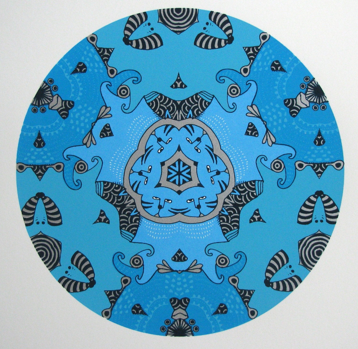 Cat's Pyjamas Dream 5 - screenprint