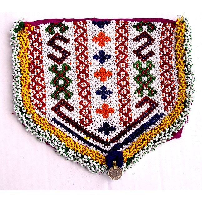 Vintage Beaded Textile: Kuchi Panel, Afghanistan, Large