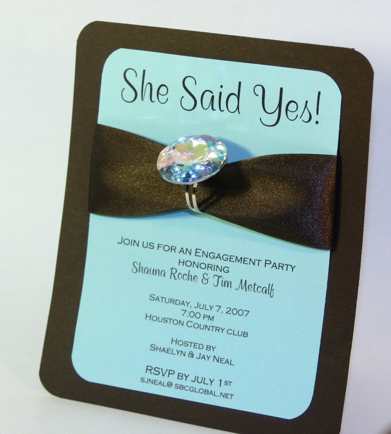She said yes - Invitation