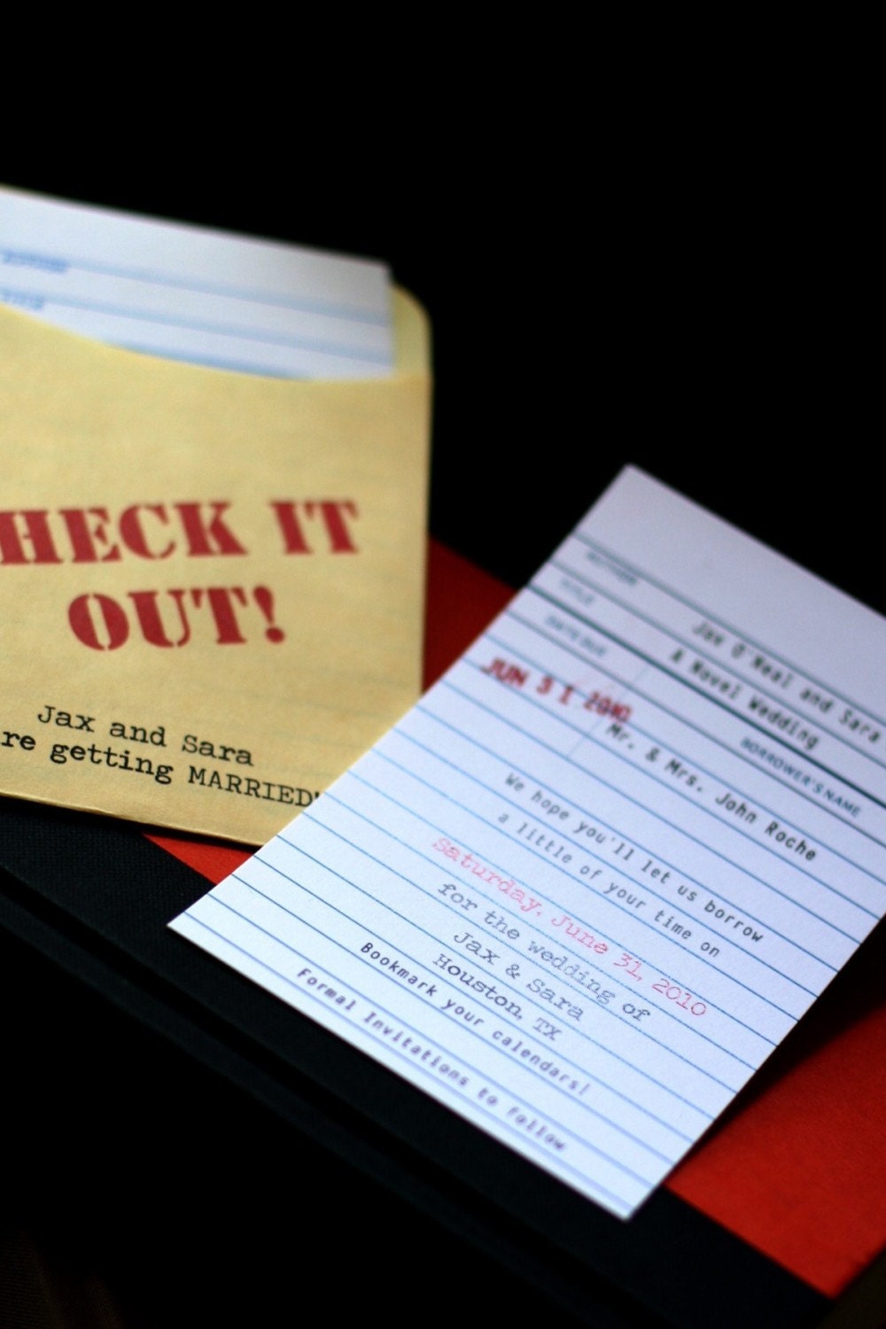 Library Card Invitations