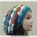 Peruvian Shells tam hippie dreads slouchy beanie hat beret