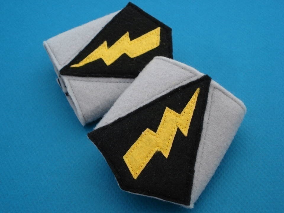 Lightning Bolt Superhero Cuffs