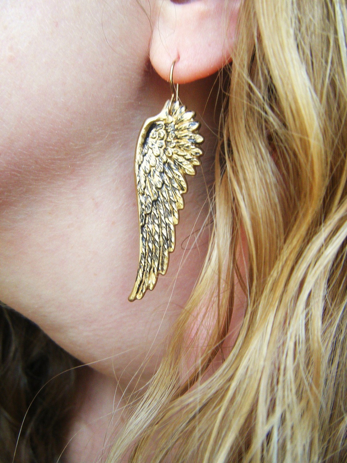 Angel Wing Earrings Bird Art Nouveau Steampunk Take Flight Gift Under 20 Free Shipping Worldwide