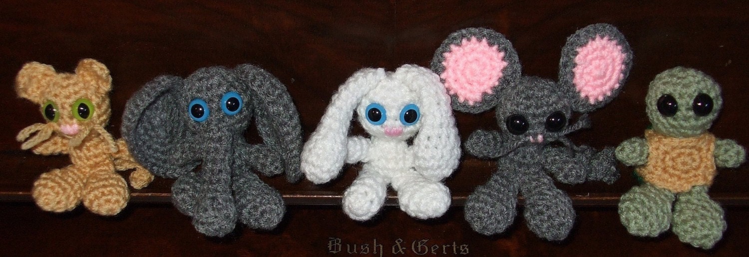 Pattern for 5 Baby Animals
