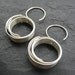 Silver Sphere Earrings - Sterling Silver
