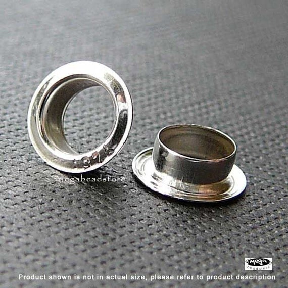 Made in USA 925 Sterling Silver Grommet Eyelet by MegaBeadStore