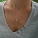 golden or silver acorn necklace gift for her