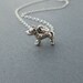 bitty pit bull terrier necklace sterling silver gift for her