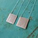 personalized etched copper morse code necklace sterling silver chain initials monogram custom pendant jewelry gift for her
