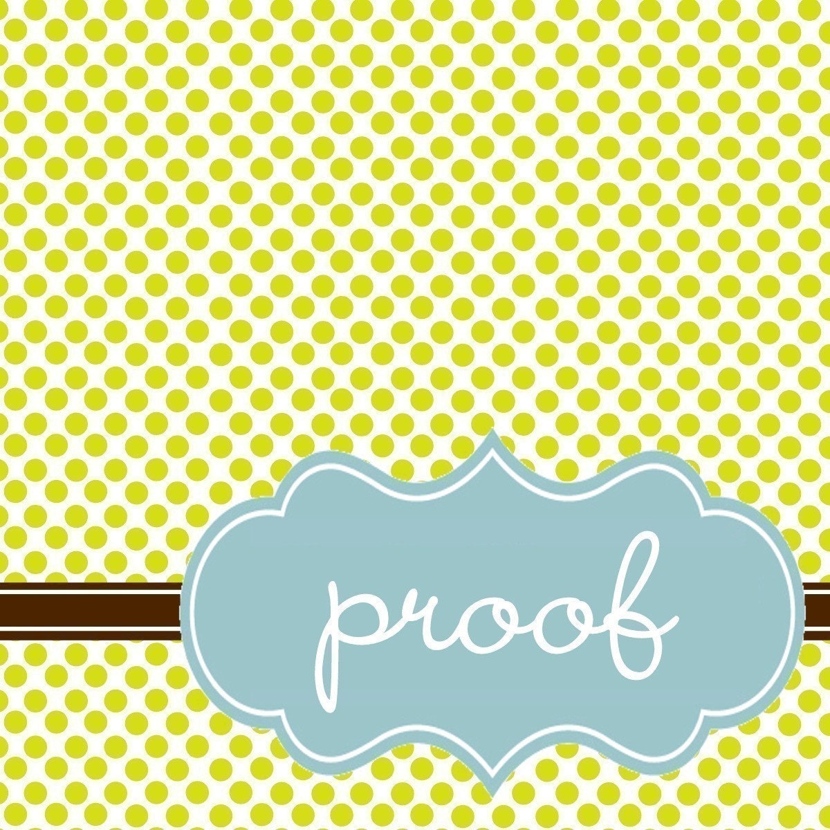 PROOF- custom rubber stamp