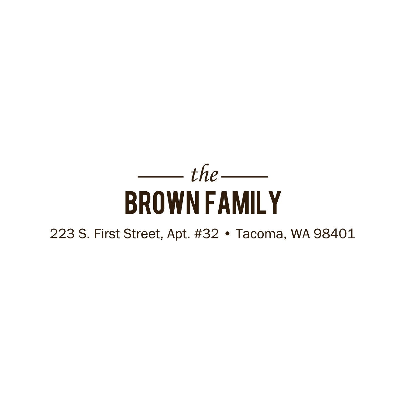 Custom Address Stamp, Round Return Address Stamp, Personalized Stamps-223