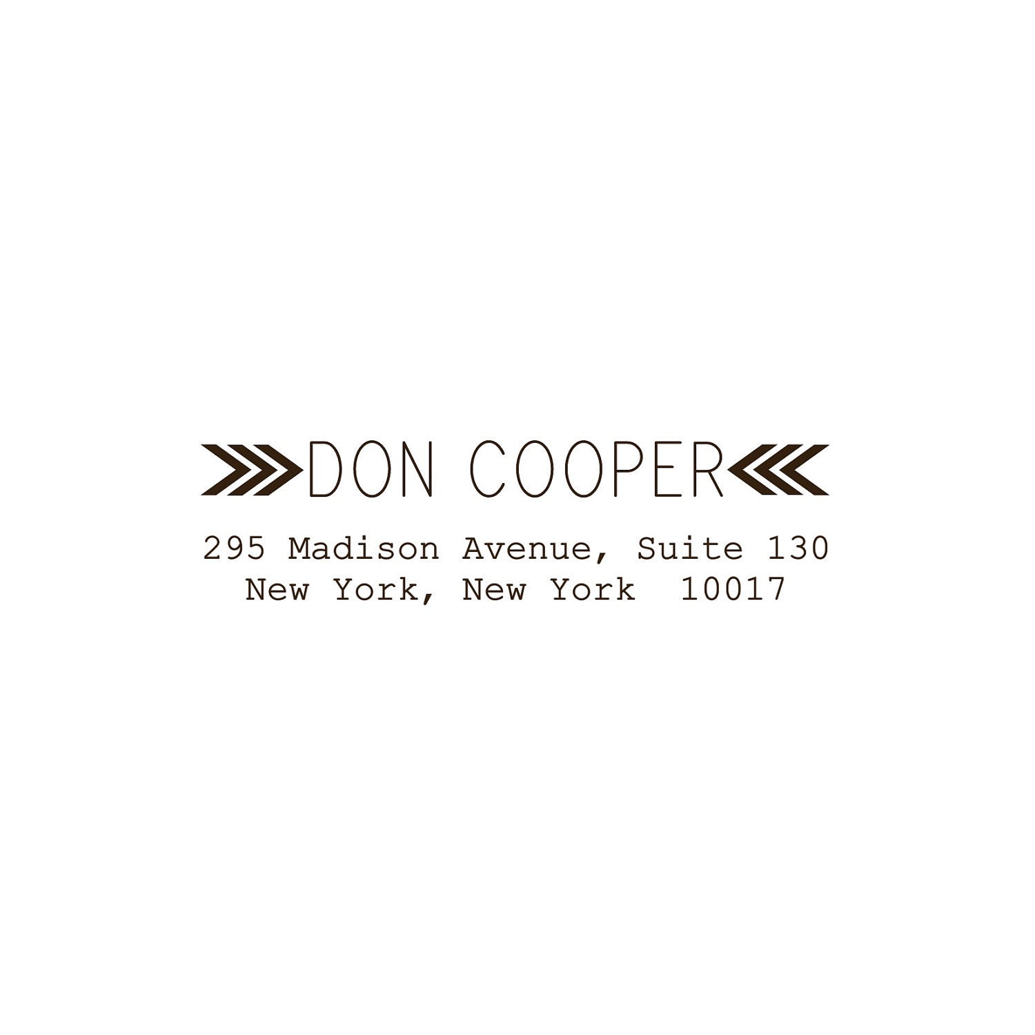 Custom Address Stamp, Unique Personalized Rubber Stamp -295