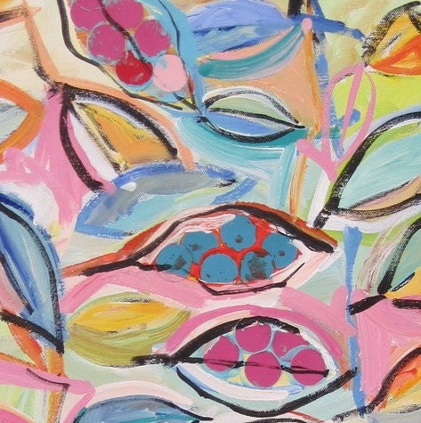 Patterned Leaves   ORIGINAL PAINTING