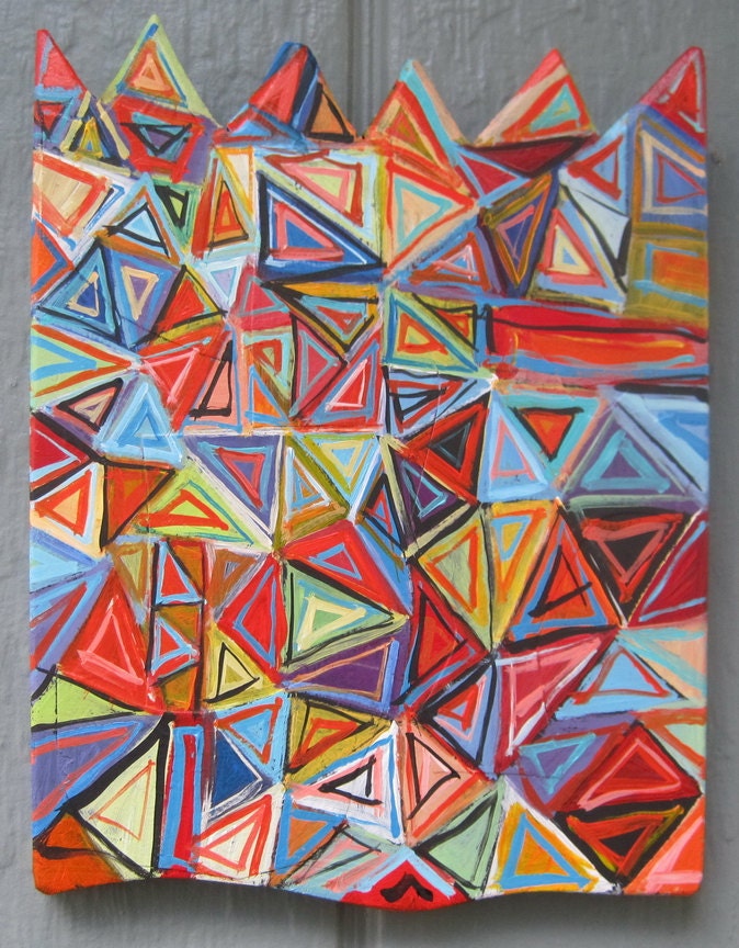 Busy Color ....original painting by Michelle Daisley Moffitt