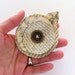 Vintage Paper and Vinyl Posie Pin