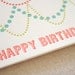 Birthday Garland Letterpress card