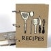Blank Recipe Book (4 in x 6 in) - Size No.1