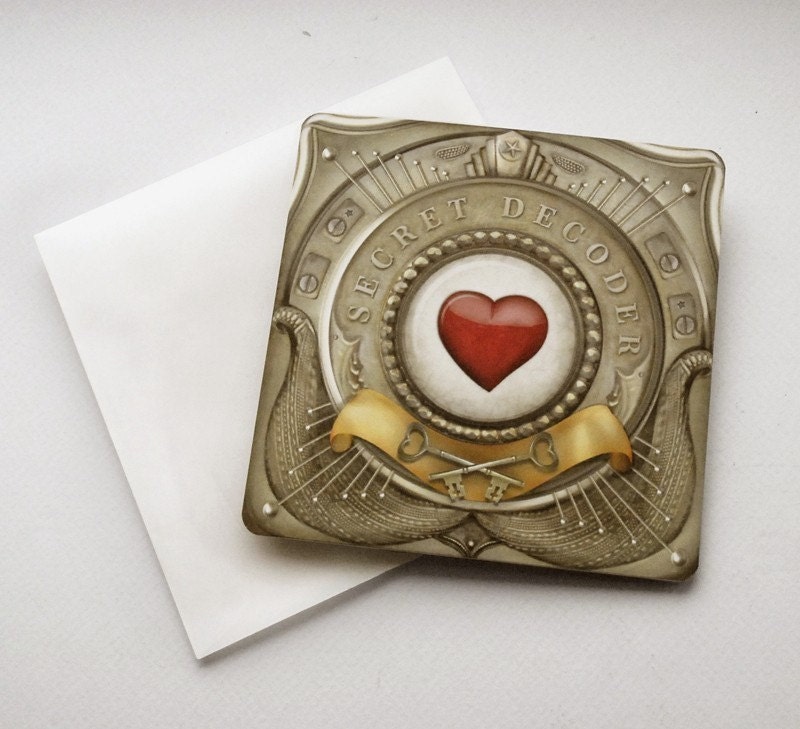Secret Custom Message Decoder Card