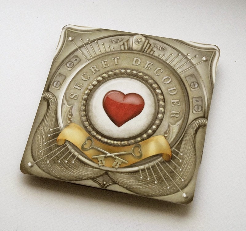 Custom Secret Message Decoder Greeting Card