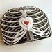 Ribcage Heart Custom Scratch Off Card