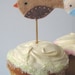 Little Birdie Cupcake Toppers
