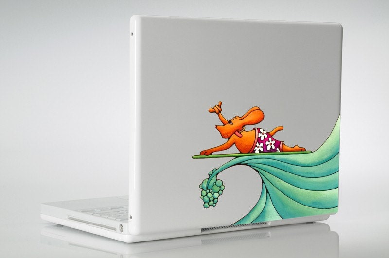 Laptop Sticker MacBook Decals stickers surfing the web