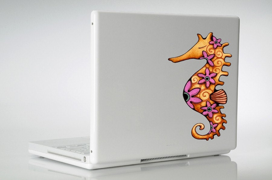 Seahorse Wall Decal Vinyl Sticker decoration