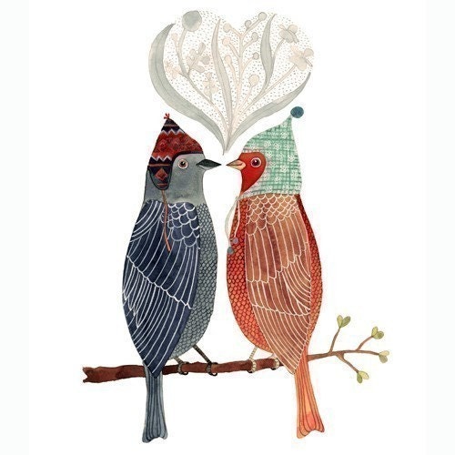 Lovebirds Print