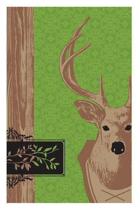 no deer was hurt in the making of this art