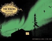 The Wrens screenprinted show poster