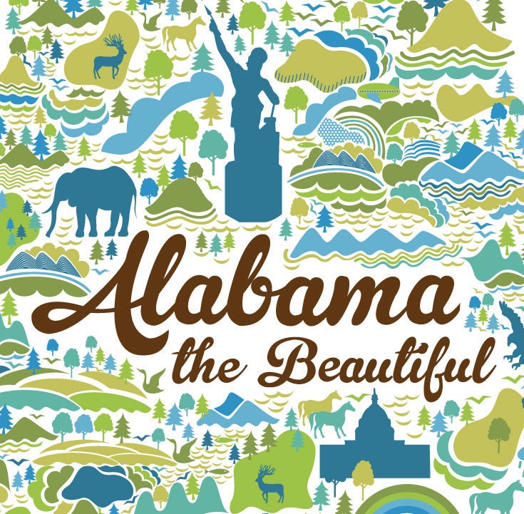 Alabama the Beautiful print