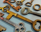 Wooden Skeleton Keys