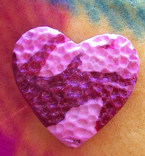 Pink Valentine Pin for your sweetheart Donation for Dawns Boys